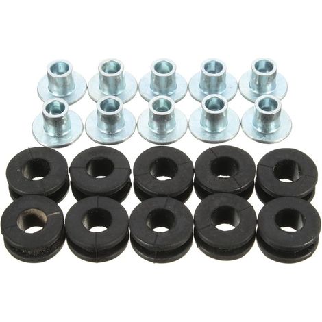 10 Stück Motorrad-Gummi-Tüllenschraube für Honda/Yamaha/Suzuki/Kawasaki-Verkleidungen (1/5)