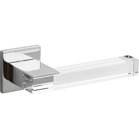 Poignée de porte design Ice Cube Chrome et transparent - M223NSB8BC6 (1/3)