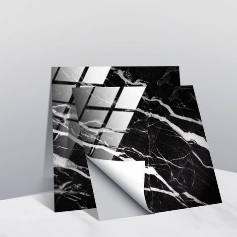 20 stücke Marmor Fliesen Aufkleber für Küche Bad Backsplash PVC Wasserdicht Ölbeständig DIY Selbst-adhesive Neue Wand Aufkleber Hause Dekoration FLITI (1/4)