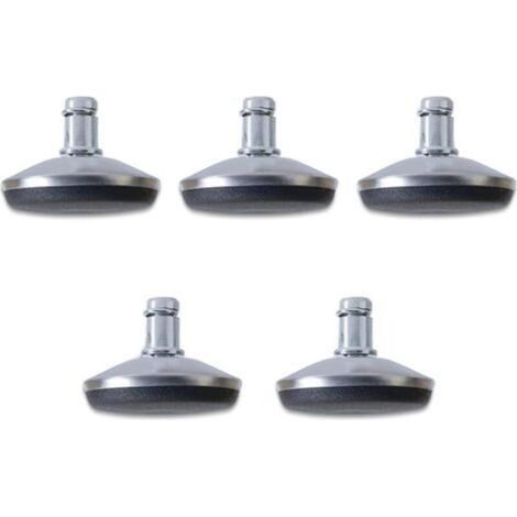 Chaise de bureau Chaise de bureau Roues de rechange Roulettes pivotantes pour pied fixe fixe Diamètre 7/16" (11 mm) Tige compatible avec la plupart des chaises de bureau (1/5)