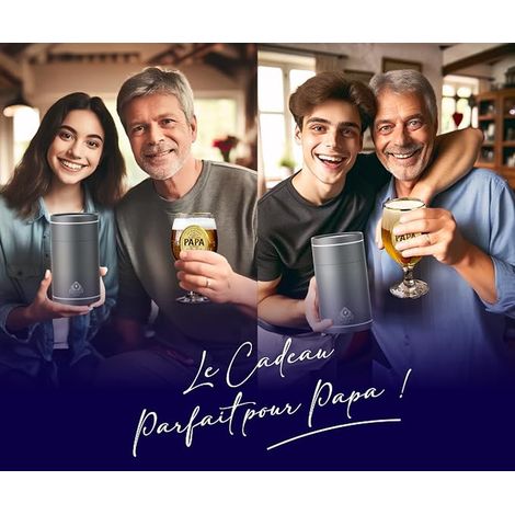 CRYSTAL Beer Glass Gift Dad Pregnancy Birthday Man (1/2)