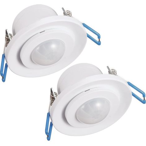Lot de 2 Détecteurs de mouvement orientable IP20