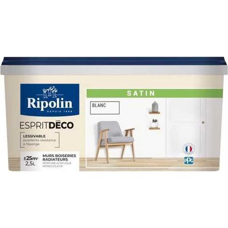 Ripolin pintura monocapa satinada blanco 2,5 litros (1/3)