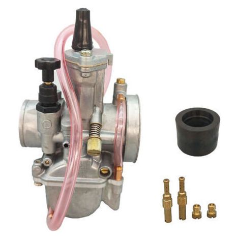 PWK 21-34mm Motorcycle/ATV Carburetor – High-performance replacement carburetor for 21, 24, 26, 28, 30, 32, 34mm – Upgrade for quads and motorcycles (1/4)
