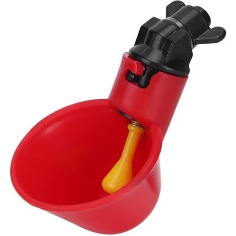 Drinker for poultry, set of 10 automatic water dispensers with cups for chicken coops, chickens, ducks, etc. (1/4)