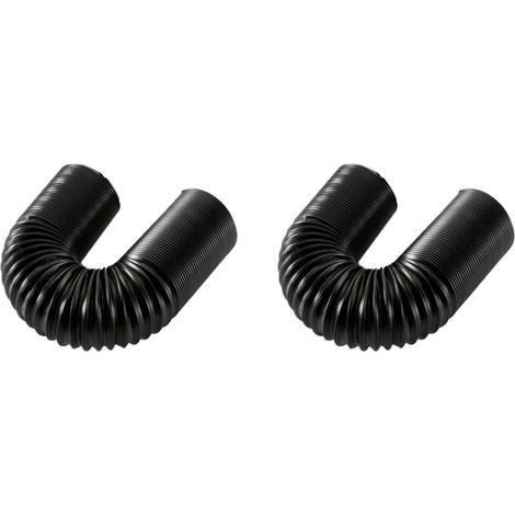 2X Tube Flexible 63mm de Tuyau de Système de Prise D'Air Froid de Débit Élevé Réglable de Voiture de 2,5 Pouces Turbo (1/2)