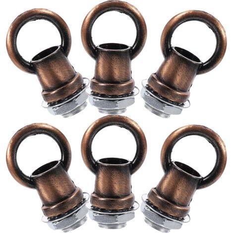Lot de 6 crochets suspension légers en alliage zinc et fer, haute (1/5)
