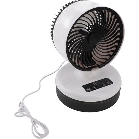 Ventilateur brumisateur portable rechargeable, idéal pour l'extérieur (terrasse, camping), avec réservoir d'eau de 900 ml et lumière LED. Parfait pour rafraîchir votre intérieur ou votre terrasse. (1/5)