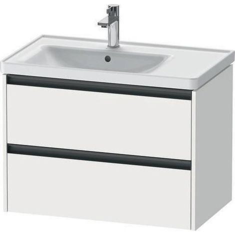 Duravit Ketho.2 Waschtischunterbau wandhängend, 2 Schubkästen, (1/4)