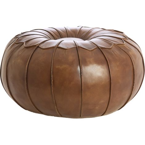 Pouf marrone suggestivo Light & Living Calima (1/4)