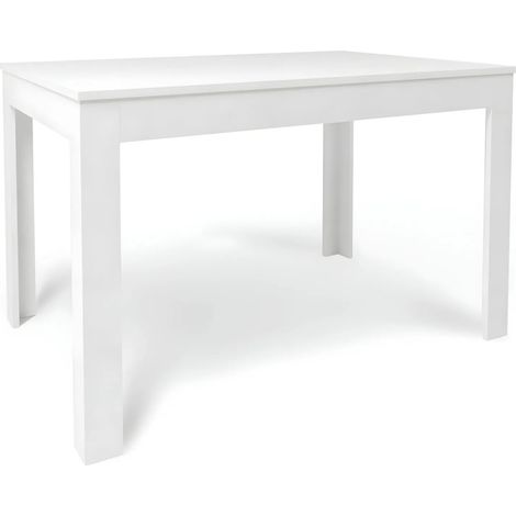Sarmog Tavolo da cucina Pieghevole 80x120 cm estensibile a 80x170Cm Bianco (1/4)