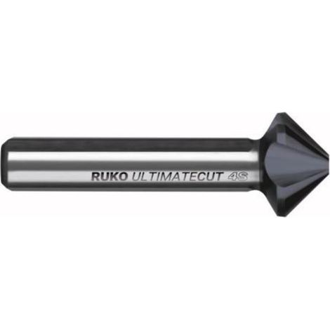 RUKO  ULTIMATECUT  Avellanador  cónico  y  desbarbador  4S  HSS  RUnaTEC  DIN  355  90°  Ø  40  mm  -  102894P