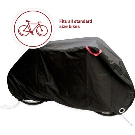 Fahrradabdeckung – Wasserdichte Outdoor-Aufbewahrungsabdeckung für 1, 2 oder 3 Fahrräder – Hergestellt aus hochfestem, reißfestem Material, festes Design – Bietet umfassenden Schutz (1/5)
