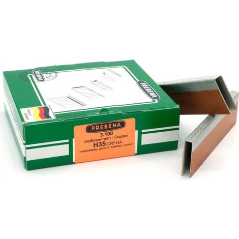 Heftklammern 92 35mm rostfrei Prebena H 3GP-H40 Bostitch SL5035 SB156SL SL1838BC SB-Caps KL-22 3,1M"-"EN11802