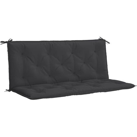 Maison Exclusive - Cuscino per Panca Nero 120x(50+50)x7 cm in Tessuto Oxford