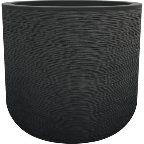Pot Rond Graphit Up 50 Cm - Anthracite
