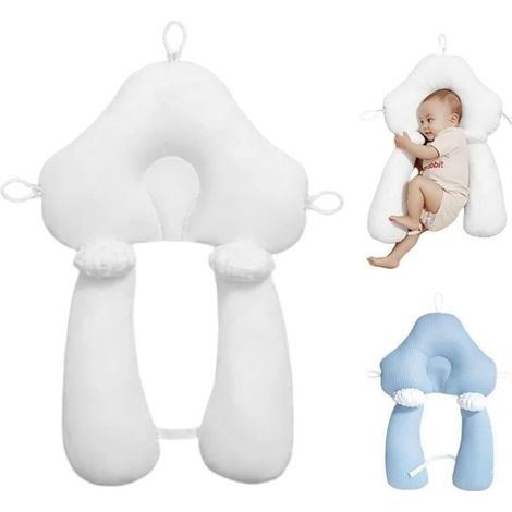 Almohada para bebé que duerme de lado - Cómoda, ajustable y extraíble - Azul (1/4)