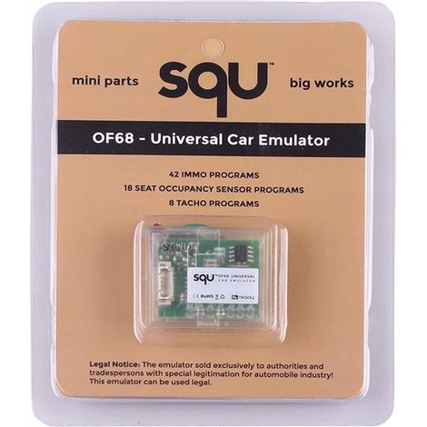 SQU OF68 - Universeller Sitzbelegungsmatten-Wegfahrsperren-Emulator
