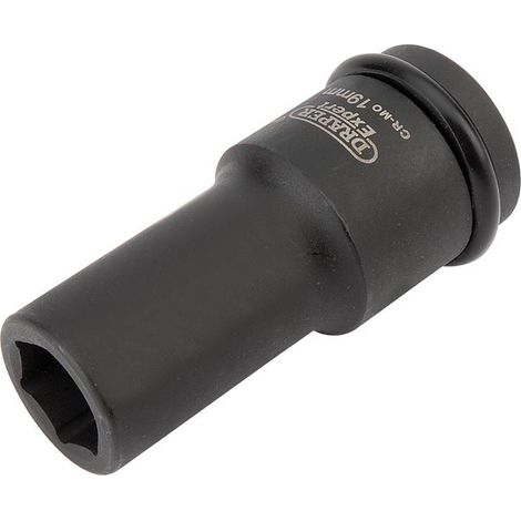 Draper 419D-MM Expert 19mm 3/4in Square Drive Hi-Torq 6 Point Deep Impact Socket