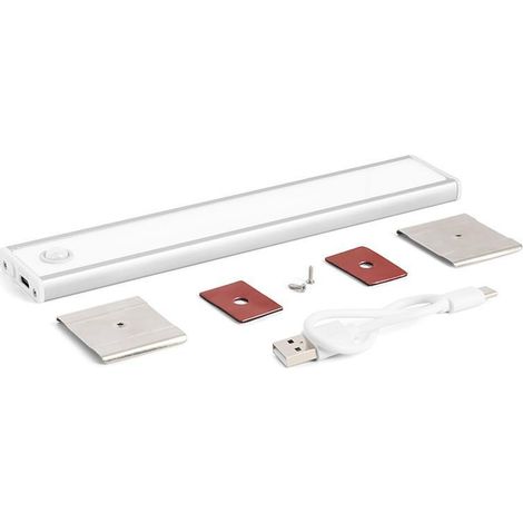 ILIMINACION Y ACC. lámpara led smarty pir acabado plata mate largo 205 (1/3)