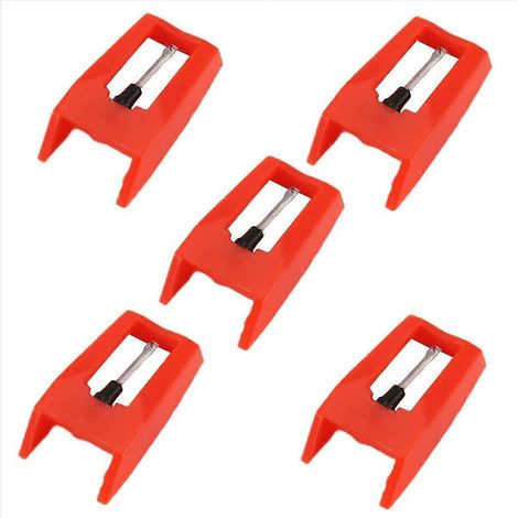 Set mit 5 Ersatznadeln für Vinyl-Plattenspieler, LP-Tonabnehmer, kompatibel mit Plattenspielern (1/5)