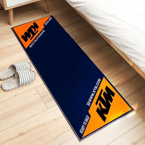 Tapis d'exposition pour moto 60 x 200 cm, antidérapant, idéal pour les passionnés de moto. Tapis décoratif, résistant aux taches et facile à nettoyer