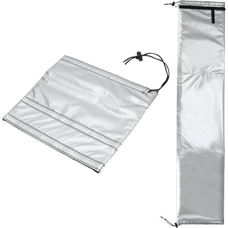 Isolation pour Tuyau de Climatisation Thermique, anti-poussière, , réglable Manchon isolé pour climatiseur Bureau à domicile, dortoir, appartement, chambre, salon (1/5)