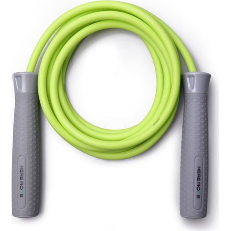 Weighted Jump Rope, Thick PVC Rope with 360° Rotation, Adjustable Length, Non-Slip Handles, Heavy Jump Rope for Body Cardio, HIIT, MMA and Muscle Building (1/5)