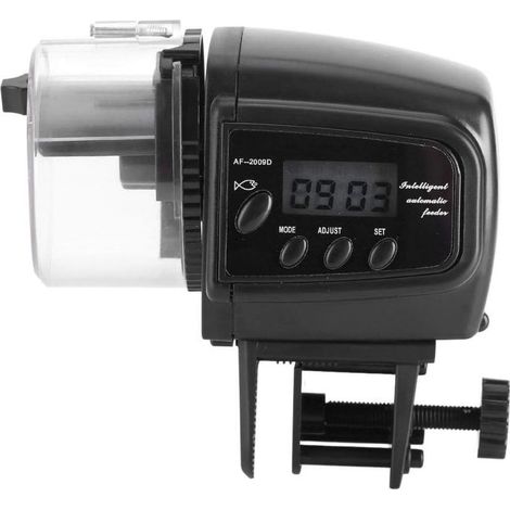 Distributeur de Poisson, Distributeur Automatique de Nourriture de réservoir électronique d'aquarium électronique d'affichage à Cristaux liquides Digital LCDdistributeur Poisson Distributeur Poisson (1/5)