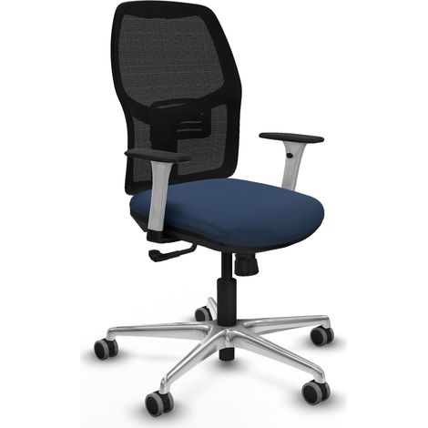 Chaise de bureau piqueras y crespo Alfera blanc support lombaire (1/2)