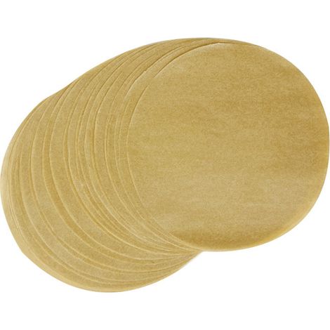 Parchment Paper - Round - 11 cm Diameter - Double-Sided Silicone Coated - Heat Resistant Up To 230°C - For Cake Molds And Baking Presses - 100 Pieces (1/5)