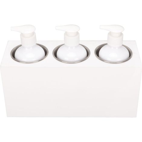 Chauffe-flacons pour spa (3 bouteilles), 9 niveaux de température réglables, minuterie, pour huiles de massage, lotions et crèmes, 110-250 V, prise américaine (1/5)