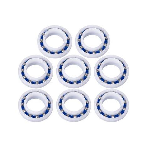 (8 Pieces)Poweka Wheel Ball Bearings Compatible with Polaris 180 280 Pool Cleaners Part C60 C-60 (1/5)