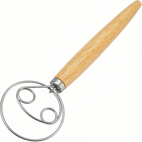 Impastatrice danese in acciaio inox con gancio impastatore, stile olandese per pane a lievitazione naturale. (1/5)
