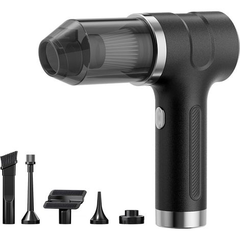Aspirateur pour voiture doté d'une puissante aspiration de 3 500 Pa, de quatre modes de fonctionnement et d'une batterie rechargeable de 3 000 mAh. (1/5)