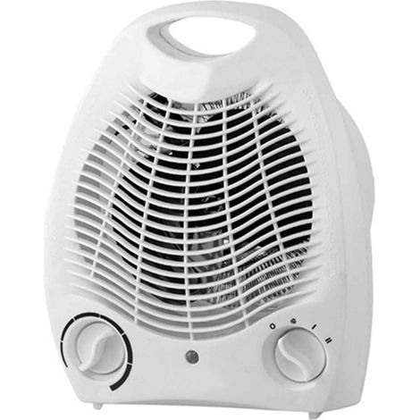 Heater, handle for easy transport, vertical (white) (1/4)
