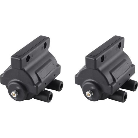 Due bobine di accensione a doppia scintilla e doppia potenza per Sportster Twin Dyna Softail Fat Boy FLSTF Low Rider FXS (1/4)
