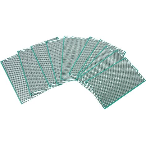 10pcs 9x15cm Double Side Prototype PCB Tinned Breadboard Circuit Board (1/5)
