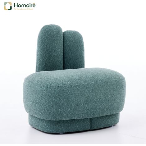 Pouf vert rangement 54 x 41,5 x 54 cm HOMAIRE (1/5)