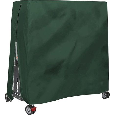 Housse de protection pour table de ping pong – Tissu oxford 420D étanche – Dimensions 165x70x185 cm – Fermeture éclair et cordon réglable (1/5)