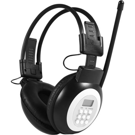 Casque sans fil Goshyda, design circum-aural, radio FM, réduction (1/5)