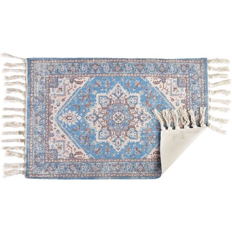 Orientalischer Teppich 90x60 cm in Naturfarben - Qualität und Eleganz (1/2)