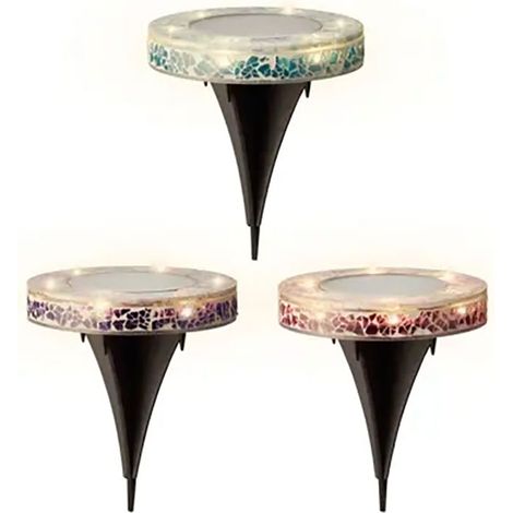 Lumineo Lumière Solaire Verre Rond éclairage Solaire Décoratif Autonome En Verre - Lumineo