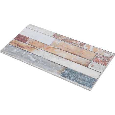 12 autocollants de carrelage en PVC imperméables et auto-adhésifs pour salle de bain, cuisine et salon (KIT047) (1/5)