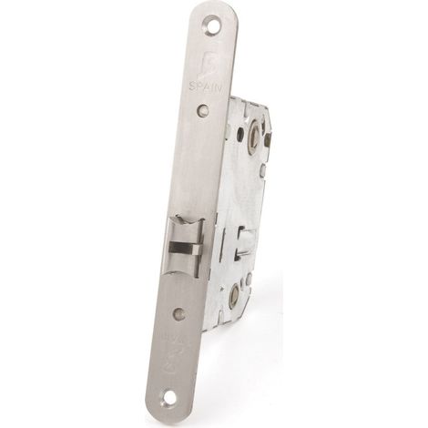 Picaporte unificado silencioso níquel satinado 70mm entrada