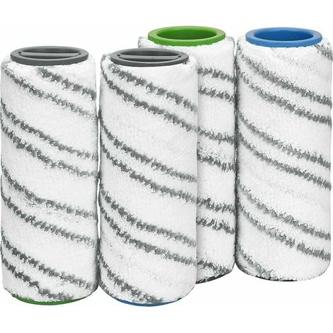 Rouleaux de remplacement, rouleaux de remplacement Karcher FC7 FC5 FC3D FC3 (4 pièces gris)