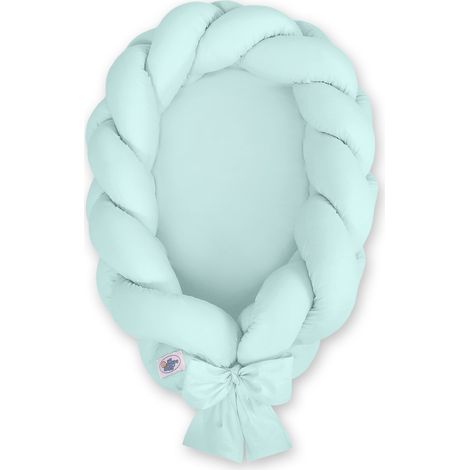 Coccolone per neonati intrecciato 2 in 1 - menta (1/2)