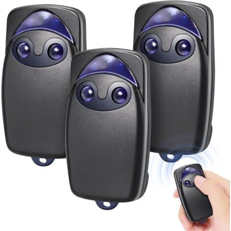 Control remoto para puerta de garaje eléctrica Flo2r-s de 433,92 MHz (2 unidades), compatible con el control remoto Nice Remote de DEBUNS. (1/5)