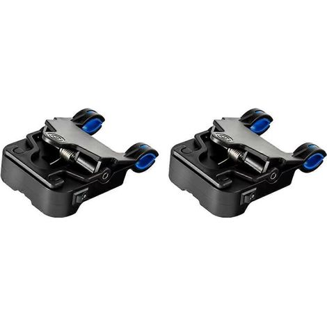 2 positionneurs de selle pour guidon de vélo, noir mat, en ABS et silicone, pour réglage précis de l'alignement de la selle (1/5)