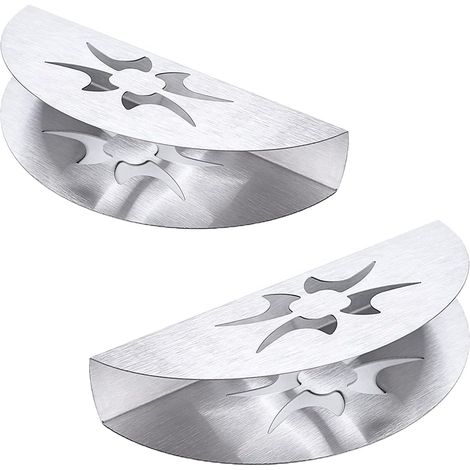 Servilletero de acero inoxidable, servilletero de papel para decoración de fiestas, cocina, restaurante, 2 unidades (estampado floral).